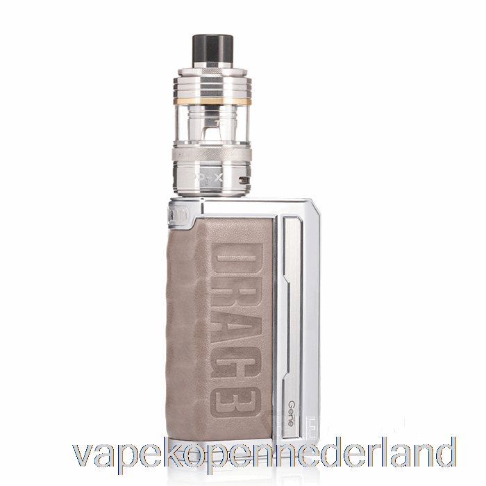 Elektronische Sigaret Vape Voopoo Drag 3 177w Starterkit [tpp-x] Zilverschat Limoen
